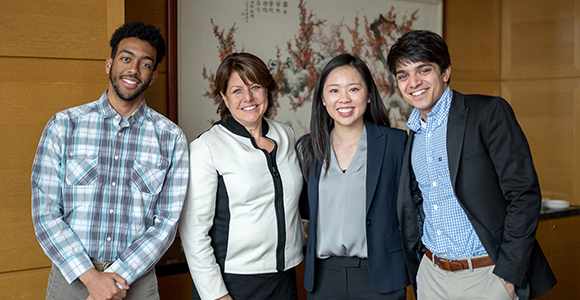 Picture of Wharton MBA students at Wells Fargo