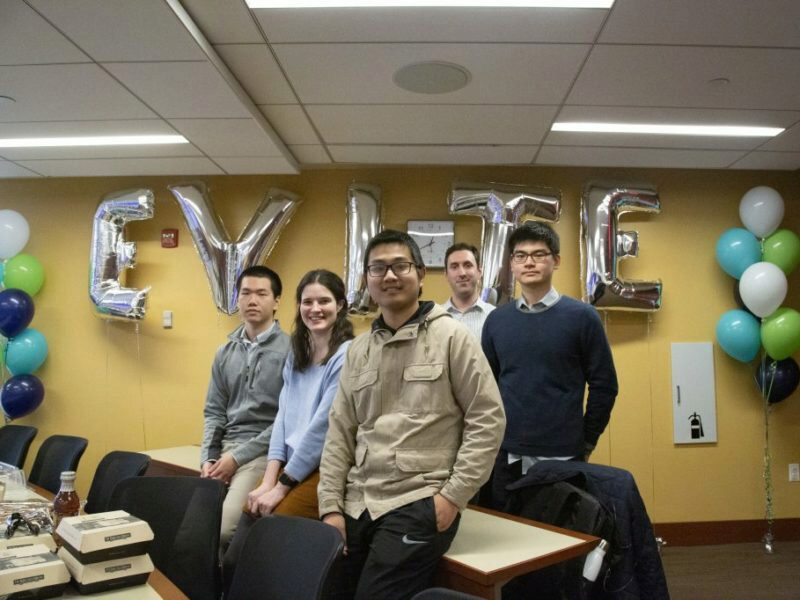 Wharton MBA students at Evite datathon